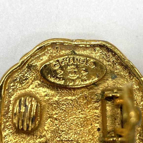 Chanel Earring Faux Pearl Gold Ladies - Picture 8 of 8